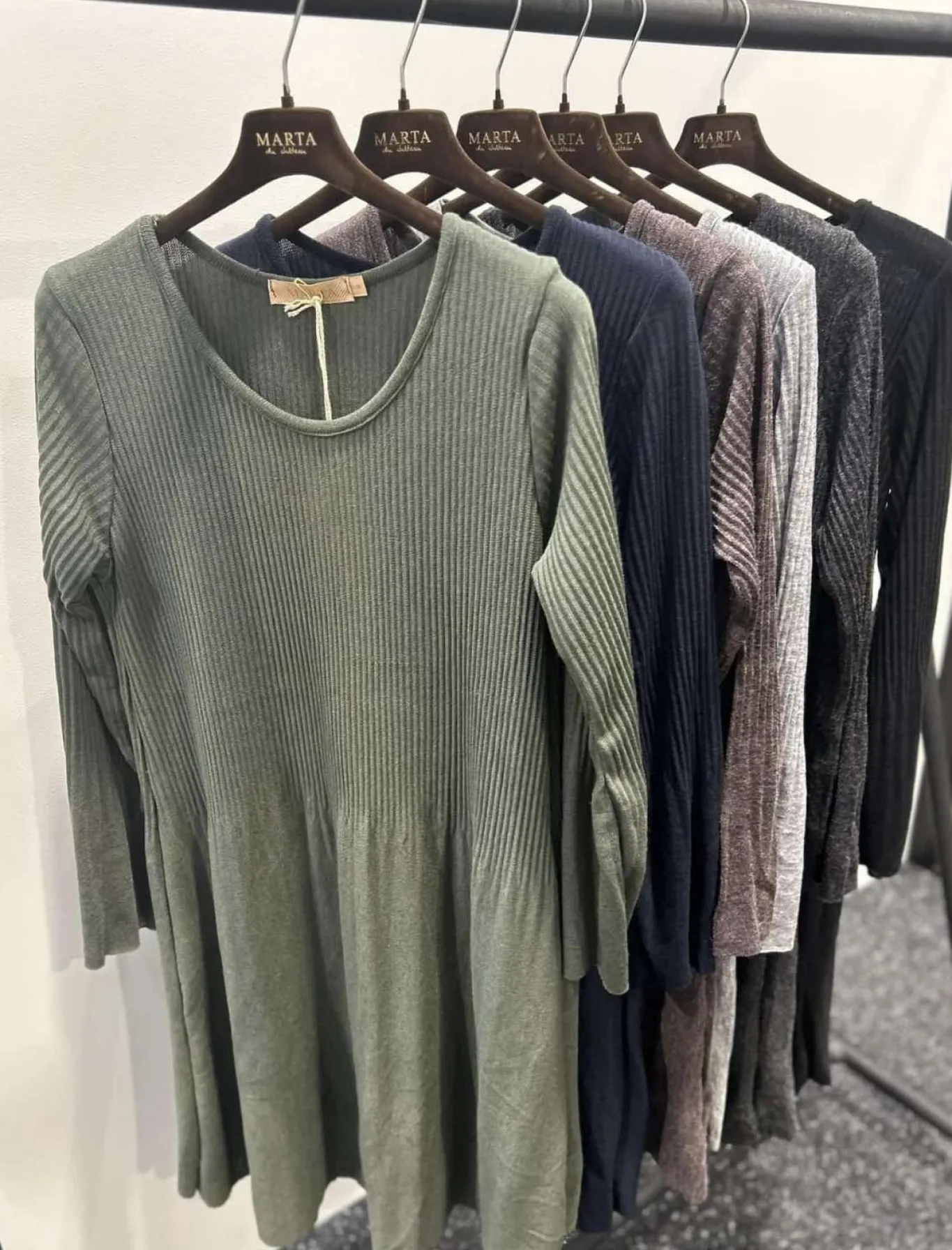 VIAMAJA Kjoler<Kjole Sally Dark grey