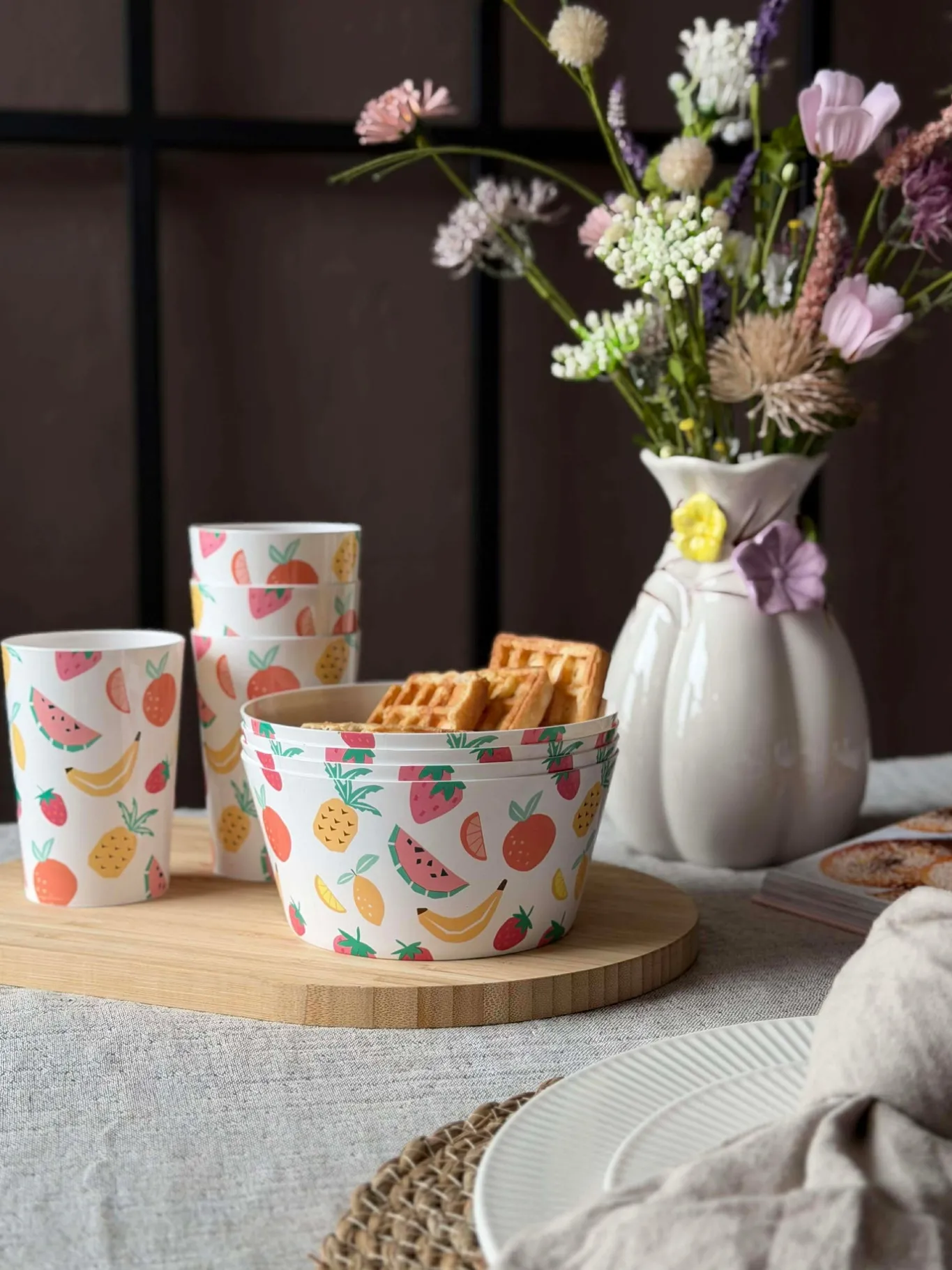 VIAMAJA Krus, Kopper Og Glas|Mini Maja<Kop FRUIT - 4 stk.