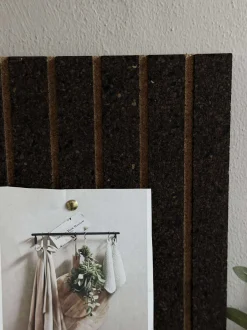VIAMAJA Korkplader<Korkplade med panel effekt NEW Dark - Støjdæmpende