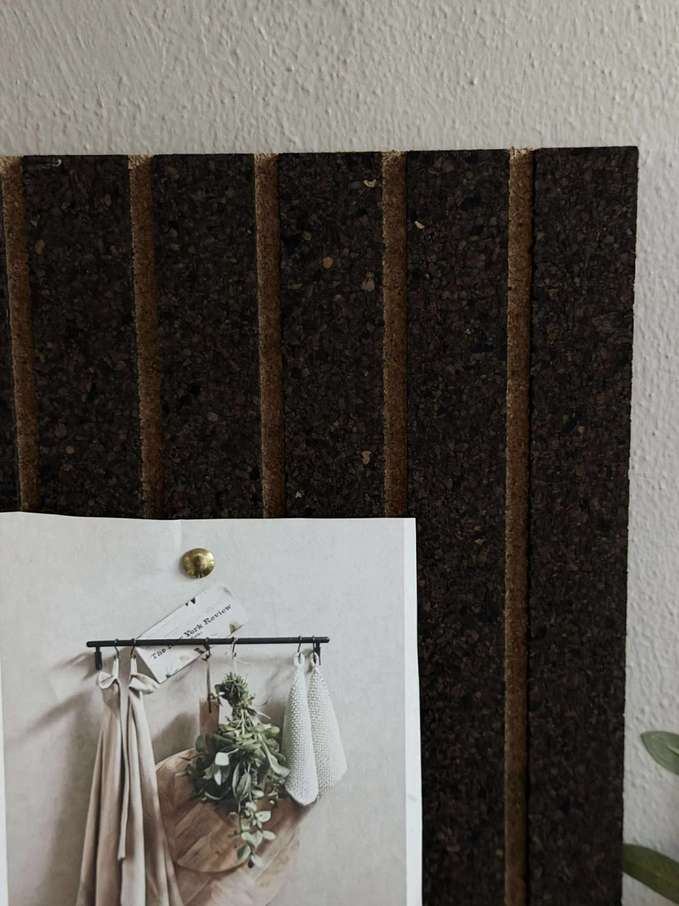 VIAMAJA Korkplader<Korkplade med panel effekt NEW Dark - Støjdæmpende
