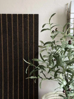 VIAMAJA Korkplader<Korkplade med panel effekt NEW Dark - Støjdæmpende