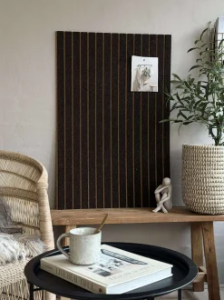 VIAMAJA Korkplader<Korkplade med panel effekt NEW Dark - Støjdæmpende