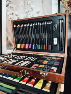 VIAMAJA Tegneartikler|Art Therapy<Krea kuffert med indhold -112 varianter