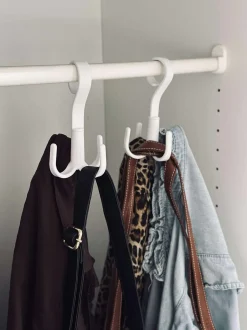VIAMAJA Garderobe Opbevaring<Krog til bøjler eller tasker - 2 stk.