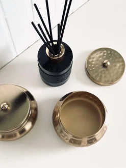 VIAMAJA Badeaccessories|Smykkeopbevaring<Krukke med låg – Golden Mix