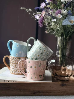 VIAMAJA Krus, Kopper Og Glas|Porcelæn Og Stentøj<Krus i flotte farver - Flower