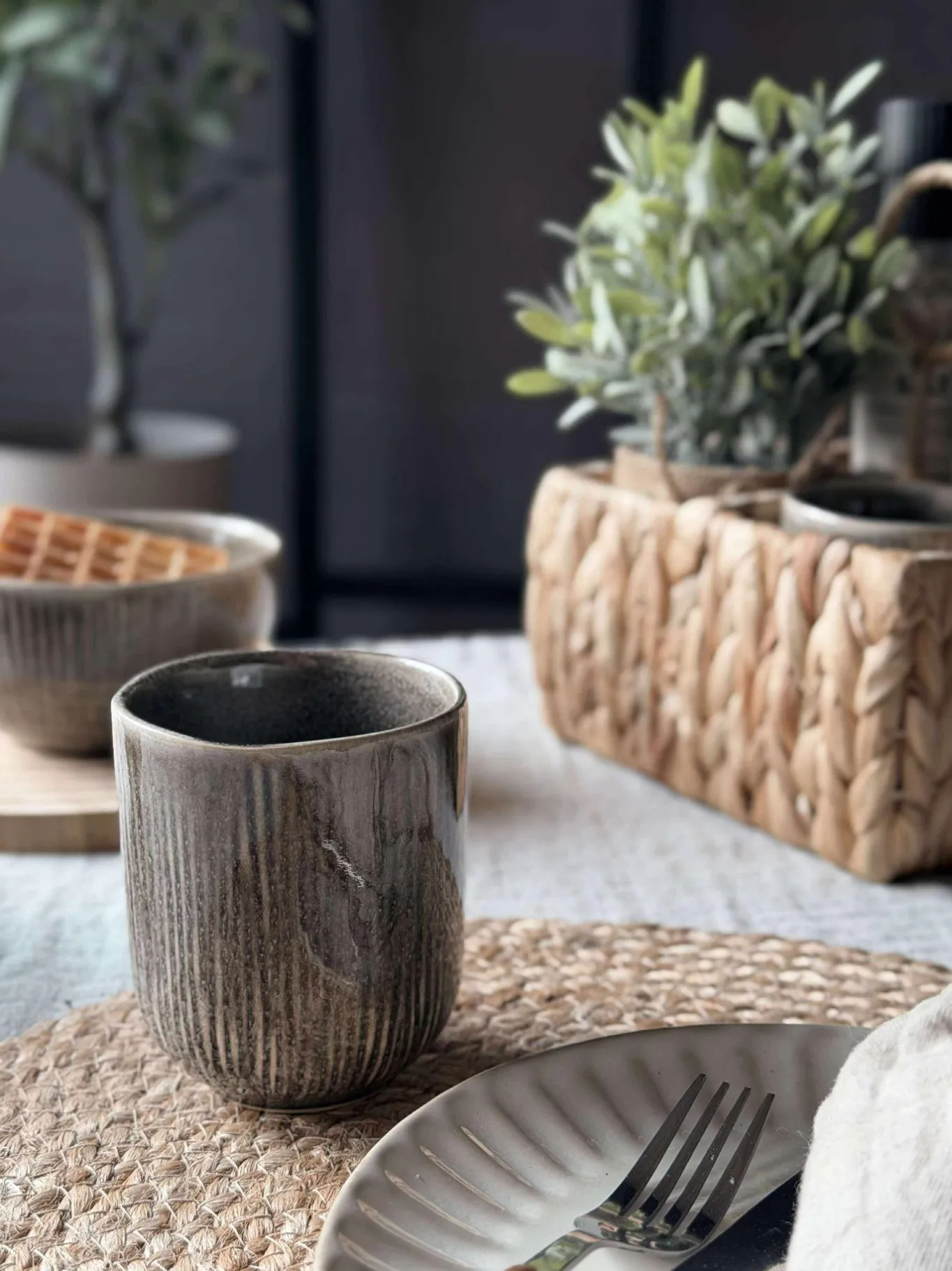 VIAMAJA Krus, Kopper Og Glas|Porcelæn Og Stentøj<Krus Lydia keramik - Sæt med 4 stk