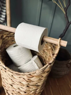 VIAMAJA Tilbehør Til Badeværelse<Kurv m. toiletpapirholder – Lys Natur