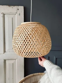 VIAMAJA Lamper<Lampe bambus – Dia 33cm