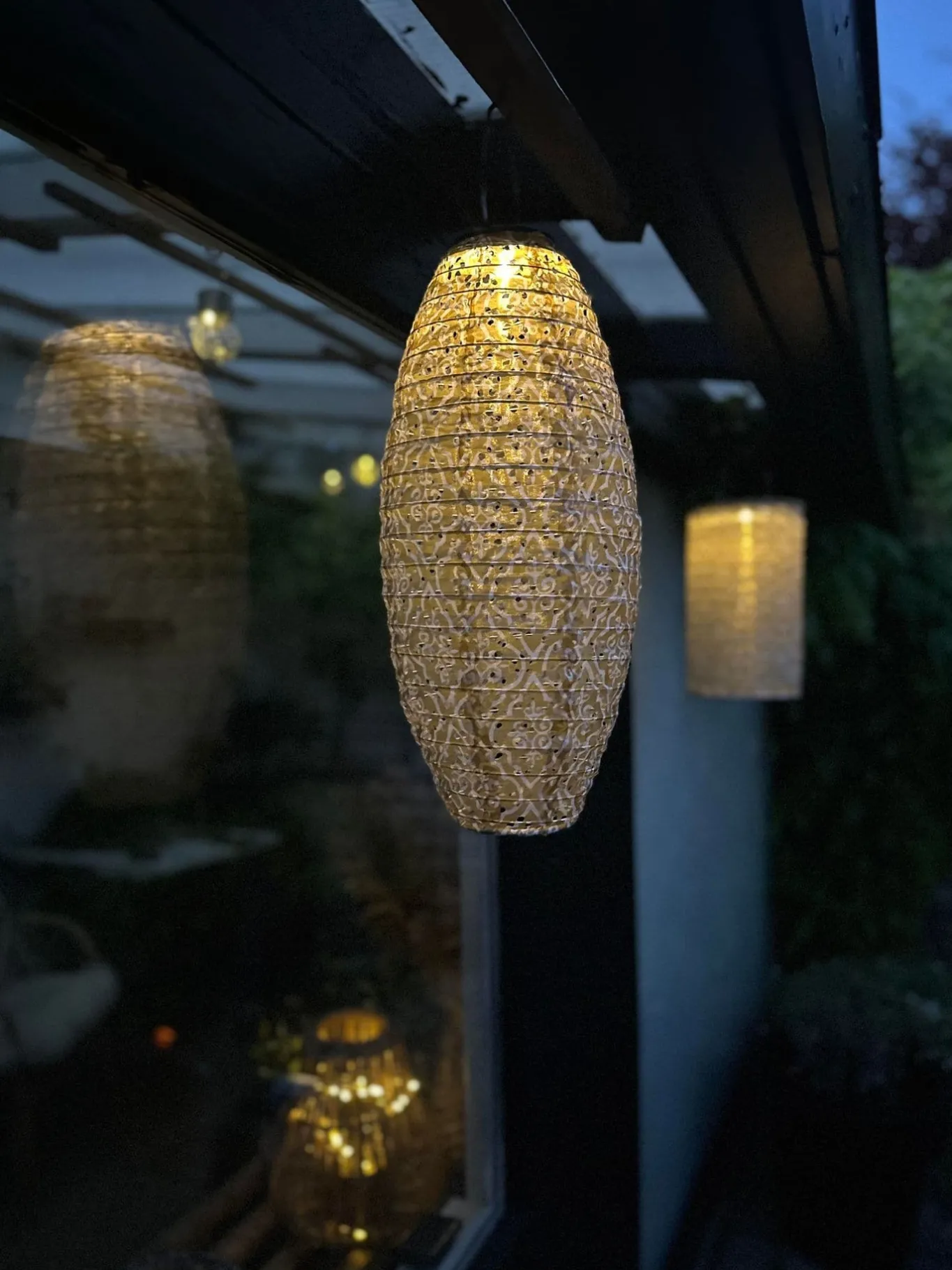 VIAMAJA Lys Og Led|Udendørs Led<Lampe med solceller - SUMMER GOLD