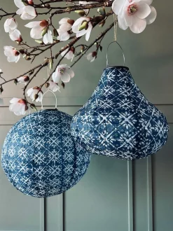 VIAMAJA Lys Og Led|Udendørs Led<Lampe med solceller Pear – SUMMER BLUE