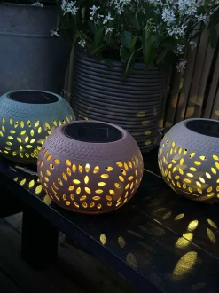 VIAMAJA Lys Og Led|Udendørs Led<Lanterne FIONA Solar - Beige