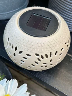 VIAMAJA Lys Og Led|Udendørs Led<Lanterne FIONA Solar - Beige