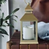 VIAMAJA Lys Og Led|Led Lanterne<Lanterne m. Timer - Gold