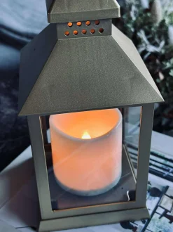 VIAMAJA Lys Og Led|Led Lanterne<Lanterne m. Timer - Gold