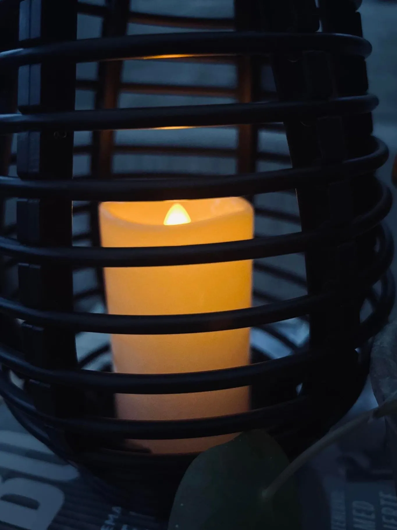 VIAMAJA Lys Og Led|Udendørs Led<Lanterne med solceller - BLACK VIXA