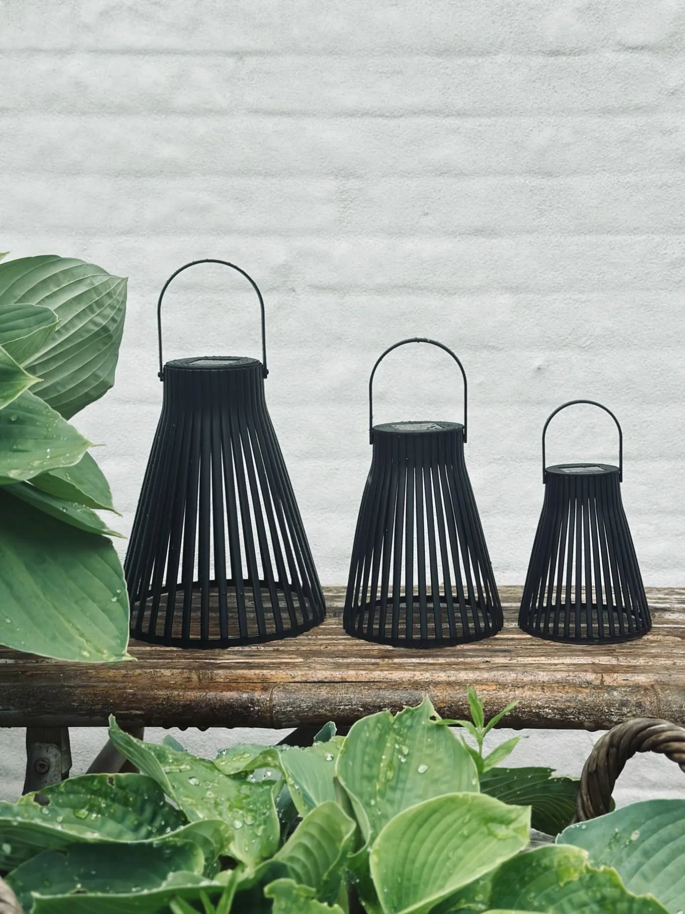 VIAMAJA Lys Og Led|Udendørs Led<Lanterne med solceller - GARDEN BLACK 14cm