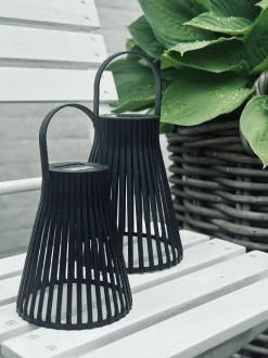 VIAMAJA Lys Og Led|Udendørs Led<Lanterne med solceller - GARDEN BLACK 14cm