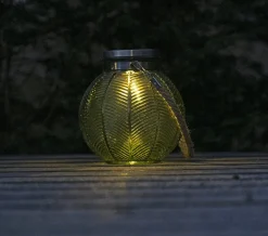 VIAMAJA Lys Og Led|Udendørs Led<Lanterne med solceller – Nancy Big green