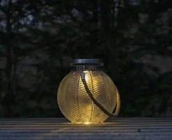 VIAMAJA Lys Og Led|Udendørs Led<Lanterne med solceller – Nancy big clear