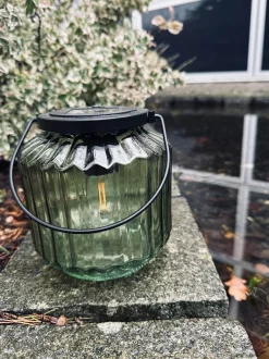 VIAMAJA Lys Og Led|Udendørs Led<Lanterne med solceller – Wilma Grøn
