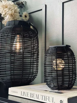 VIAMAJA Lys Og Led|Udendørs Led<Lanterne på spyd Black - Solar
