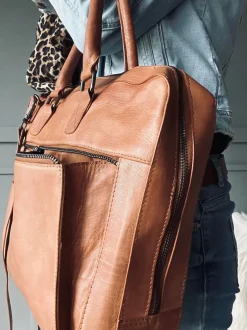VIAMAJA Computertasker|Tasker Til Mænd<Laptop Cognac London