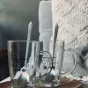 VIAMAJA Krus, Kopper Og Glas<Latte Macchiato sæt - 4 dele