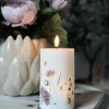 VIAMAJA Lys Og Led|Led Bloklys<LED Bloklys Flower TWINKLE - 12,5cm