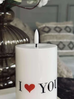 VIAMAJA Lys Og Led|Led Bloklys<LED Bloklys TWINKLE - Love