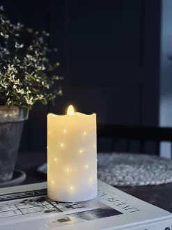 VIAMAJA Lys Og Led|Led Bloklys<LED Bloklys White TWINKLE - 12,5cm
