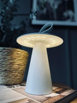 VIAMAJA Lamper|Lys Og Led<LED Bordlampe genopladelig – Hvid - Virker inde og ude