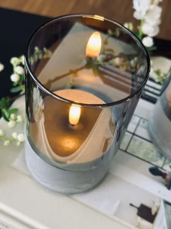 VIAMAJA Lys Og Led|Udendørs Led<LED GREY Cylinder Sæt med 3 stk - Godkendt til Inde