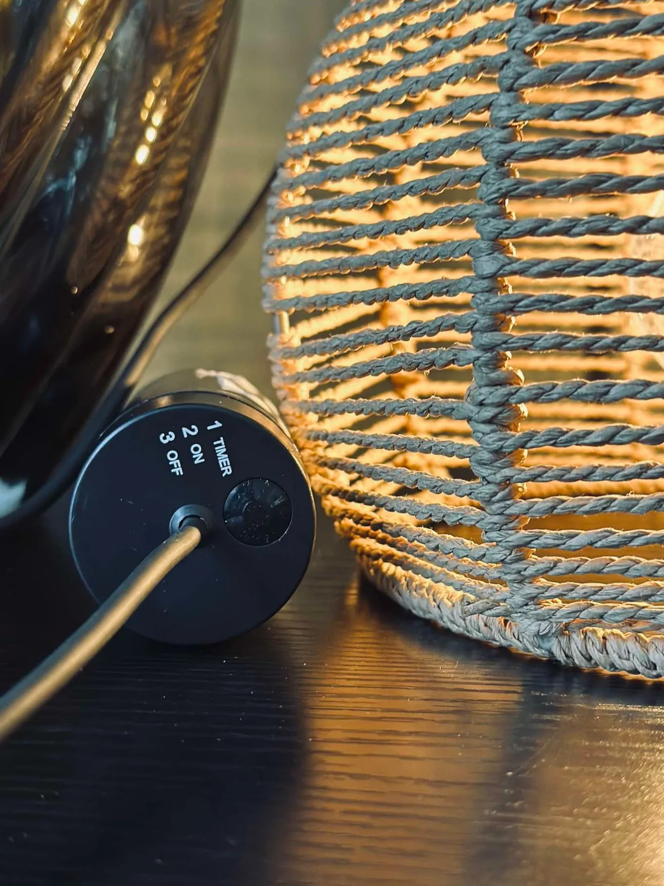 VIAMAJA Lys Og Led|Udendørs Led<LED lampe til batterier m. Timerfunktion