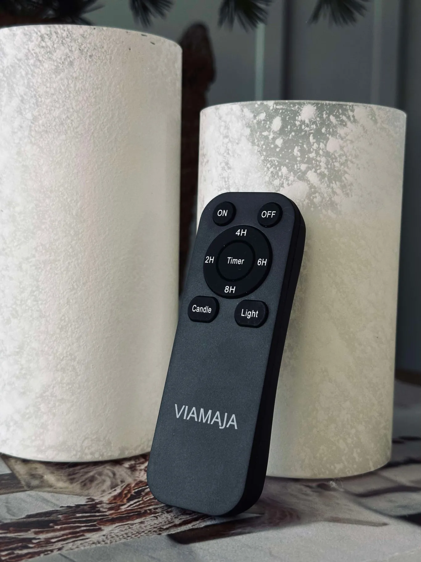 VIAMAJA Lys Og Led|Led Bloklys<LED Lys FROZEN - Hvid 3 stk