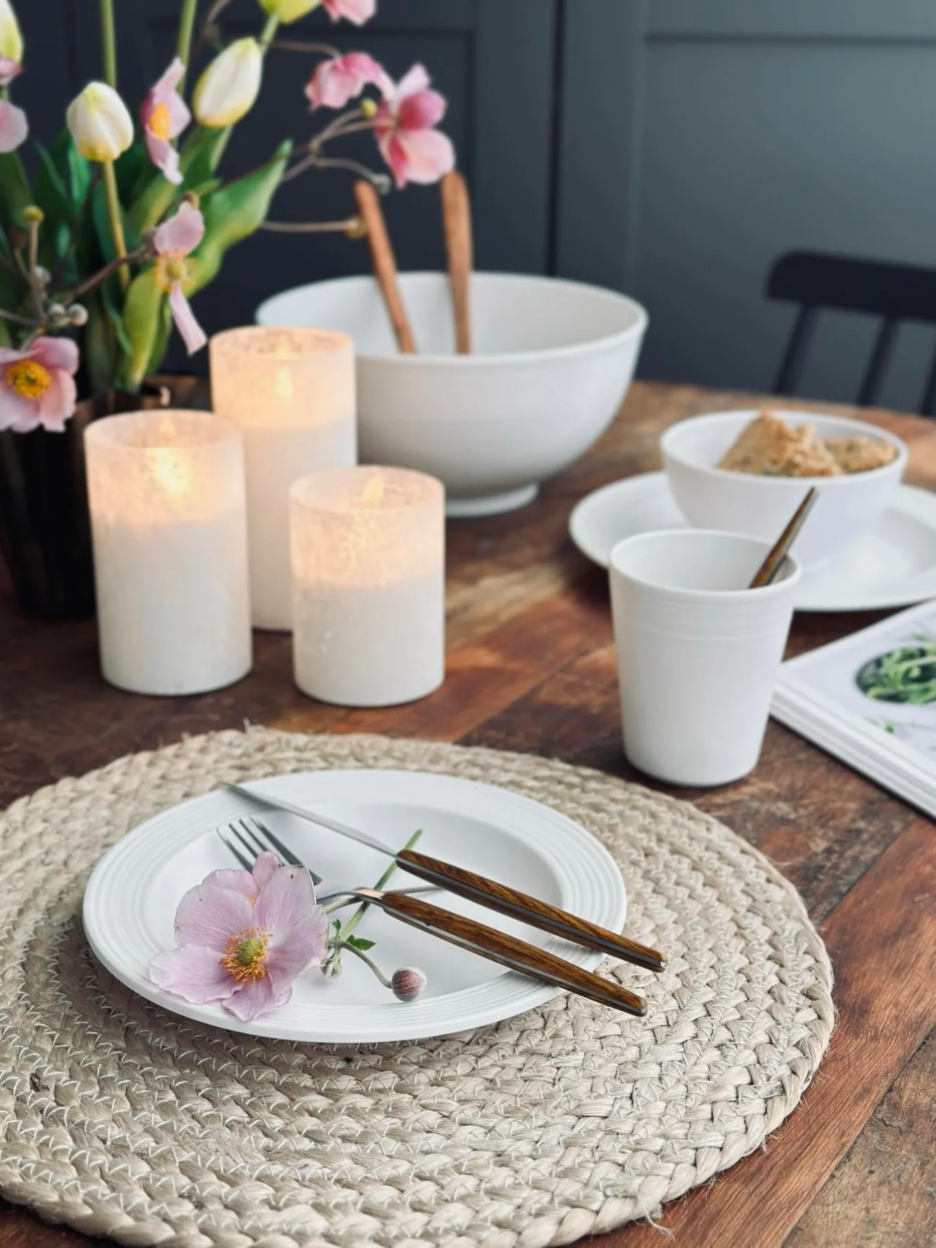 VIAMAJA Lys Og Led|Led Bloklys<LED Lys FROZEN - Hvid 3 stk