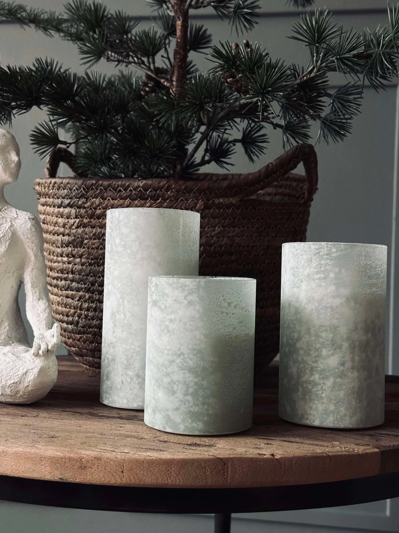 VIAMAJA Lys Og Led|Led Bloklys<LED Lys FROZEN - Mint 3 stk