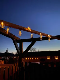 VIAMAJA Lys Og Led|Udendørs Led<LED Lyskæde med solceller - Udendørs med 10 pære