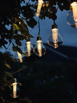 VIAMAJA Lys Og Led|Udendørs Led<LED Lyskæde med solceller - Udendørs med 10 pære