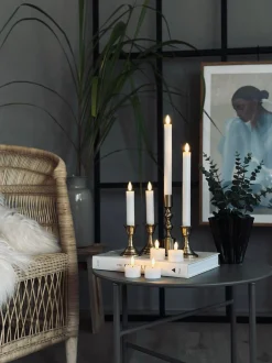 VIAMAJA Lys Og Led|Led Fyrfadslys<LED Lyspakke med 8 dele - Hvid