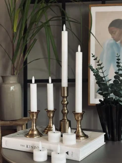 VIAMAJA Lys Og Led|Led Fyrfadslys<LED Lyspakke med 8 dele - Hvid