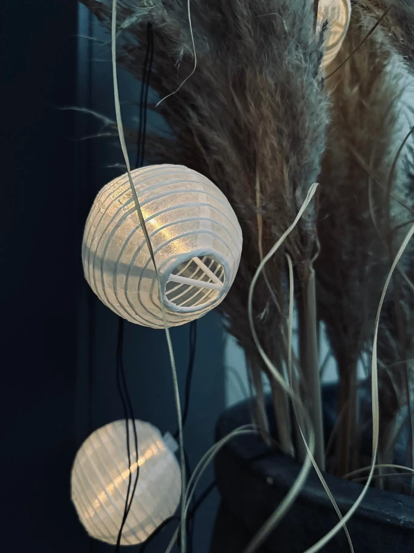 VIAMAJA Lys Og Led|Udendørs Led<Led solcelle lyskæde, 10 hvide kugler