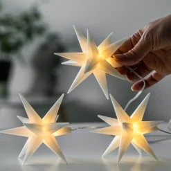 VIAMAJA Led Jul|Led Dekoration<LED stjernelys - 3 stk. sæt