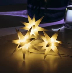 VIAMAJA Led Jul|Led Dekoration<LED stjernelys - 3 stk. sæt