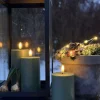 VIAMAJA Lys Og Led|Udendørs Led<LED Udendørs Bloklys - Sæt af 3 stk - Grøn