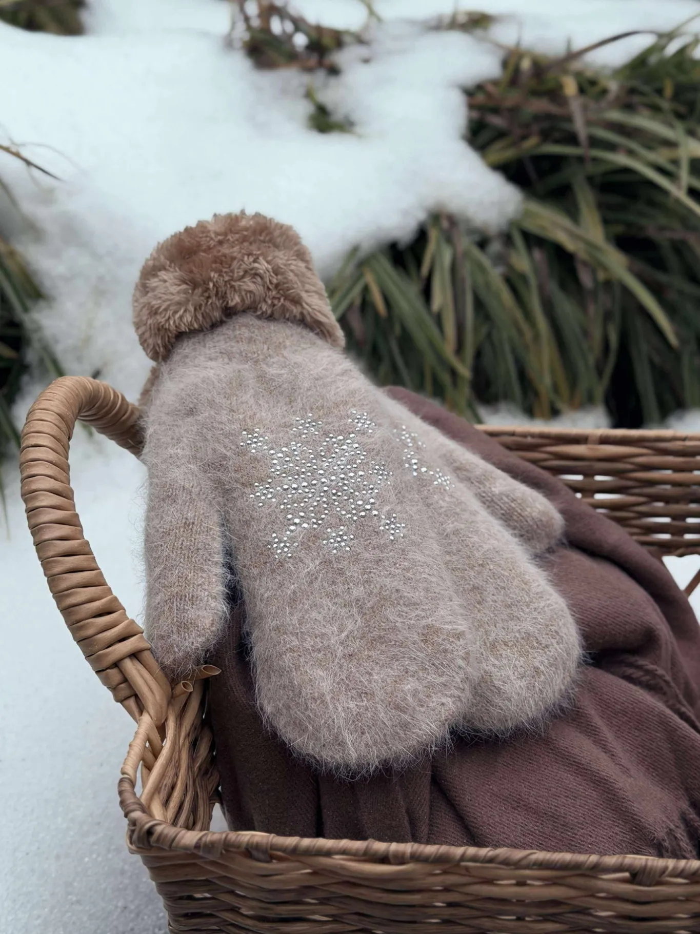 VIAMAJA Huer Og Handsker<Luffer Soft beige