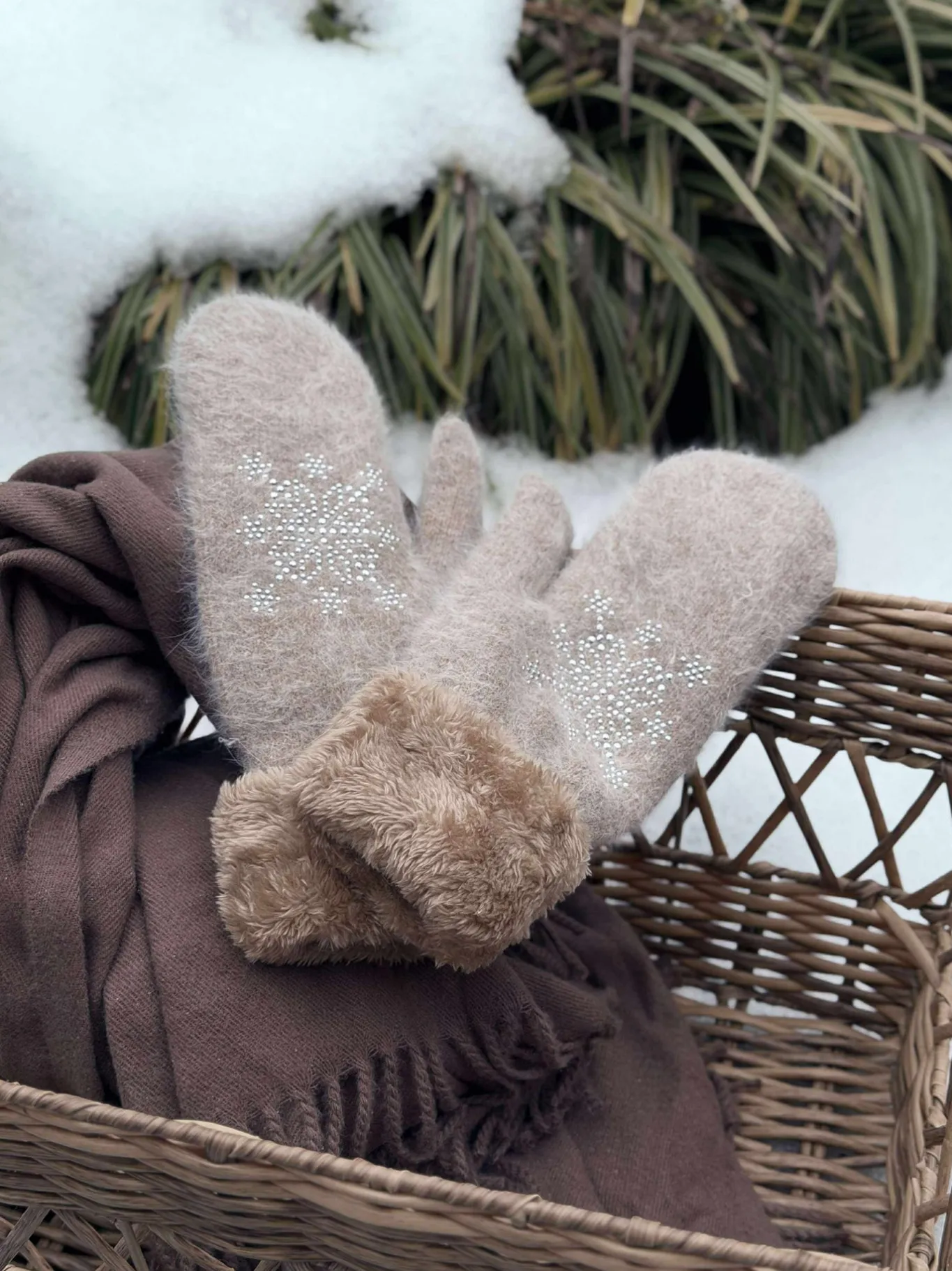 VIAMAJA Huer Og Handsker<Luffer Soft beige