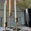 VIAMAJA Lysestager<Lysestage – Golden 10 cm