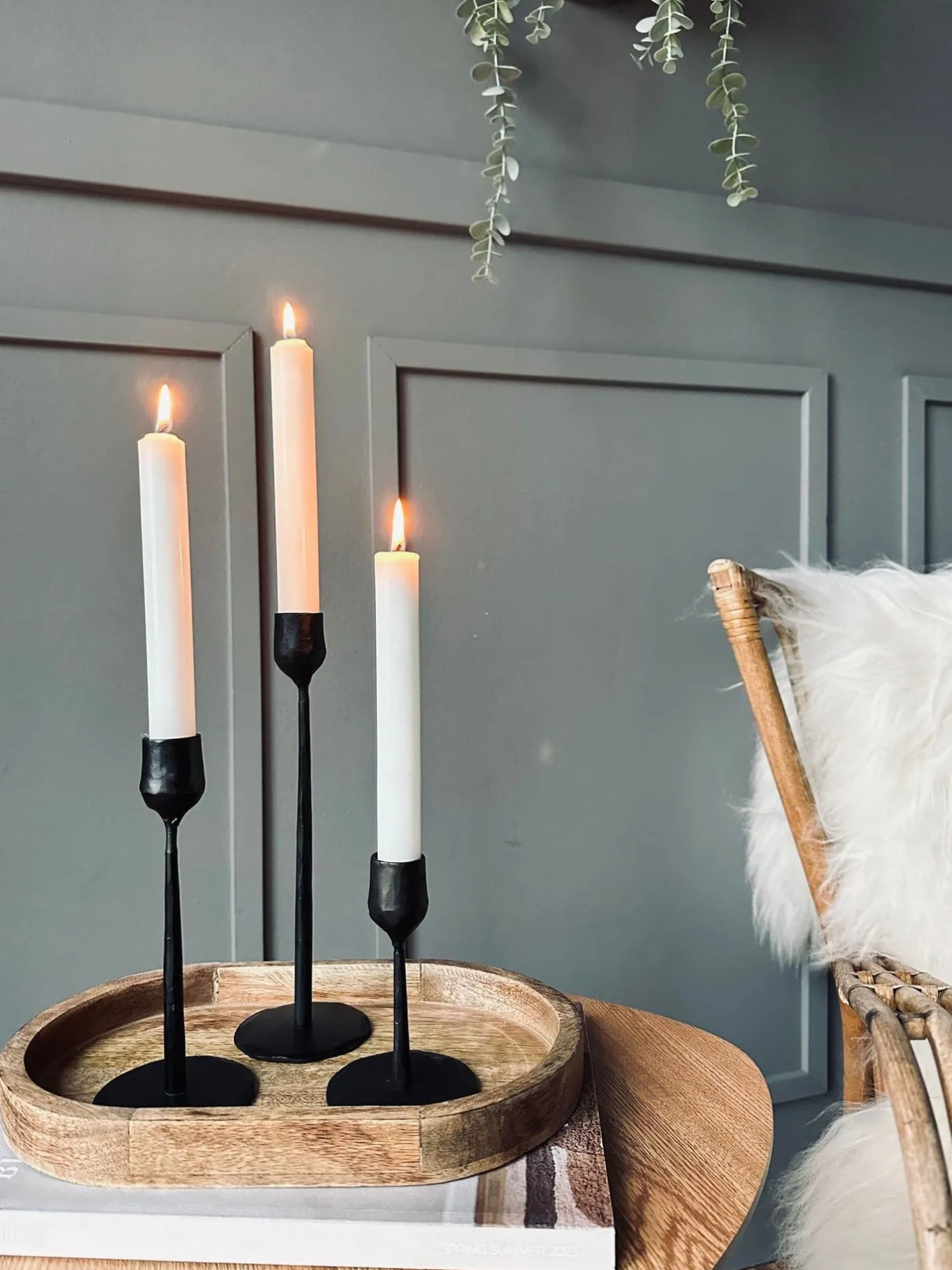 VIAMAJA Lysestager<Lysestage – Støbejern 12cm