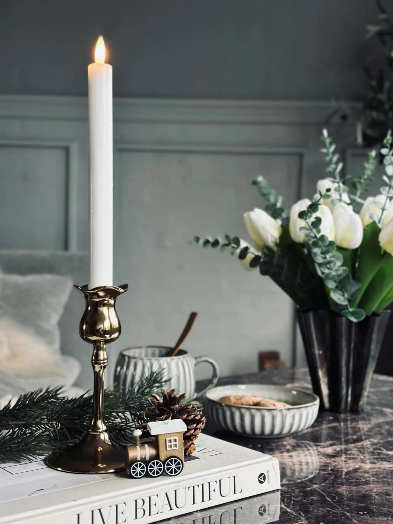 VIAMAJA Lysestager|Interiør<Lysestage flower